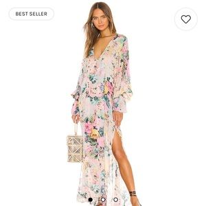 Hemant & Nandita Teien Caftan in Pastel